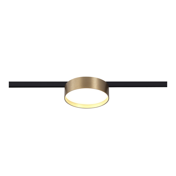 Магнитный трековый светильник Латунь LED 1*12W 3000K 500Lm Ra>80 100° IP20 D113xH34 24V ST670.336.12