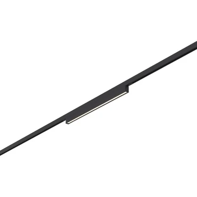 Магнитный трековый светильник Черный LED 1*8W 4000K 250Lm Ra&gt;80 100° IP20 L300xW10xH18 ST665.446.08