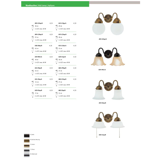 Бра Berliner Messinglampen A20-11opB