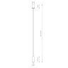 Подвесной светильник Nowodvorski Fourty S White 10764