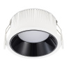 Светильник встраиваемый Черный LED 1*12W 3000K 1 080Lm Ra80 120° IP20 D105xH50 100-240V ST755.438.12