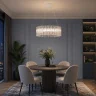 Светильник подвесной ST-Luce Хром/Прозрачный LED 1*64W SL6012.103.01