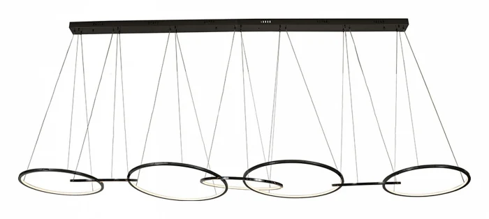 Подвесной светильник 15207/S black glossy LOREN Newport