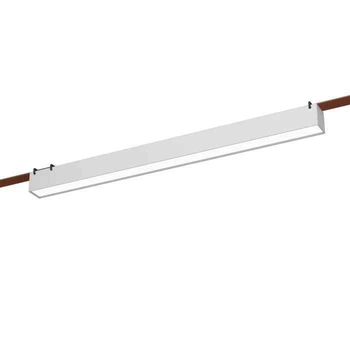 Светильник трековый Белый LED 1*24W 4000K 1 200Lm Ra90 120 IP20 L642xW40xH45 48V ST456.546.24