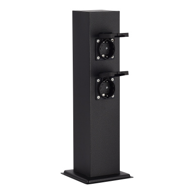 Столб уличный 4 розетки ST-Luce черный 3500W SL9012.415.00