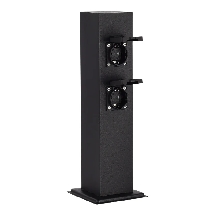 Столб уличный 4 розетки ST-Luce черный 3500W SL9012.415.00
