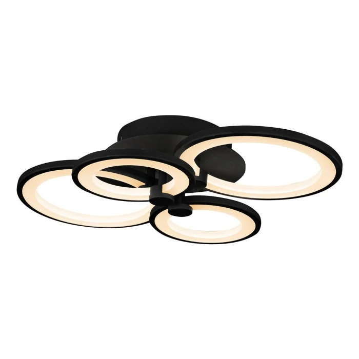 Потолочная люстра iLedex Ring A001/4 BK