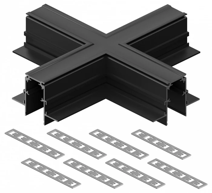 Соединитель X-образный для треков встраиваемых Hesby Lighting ElDeko 0160