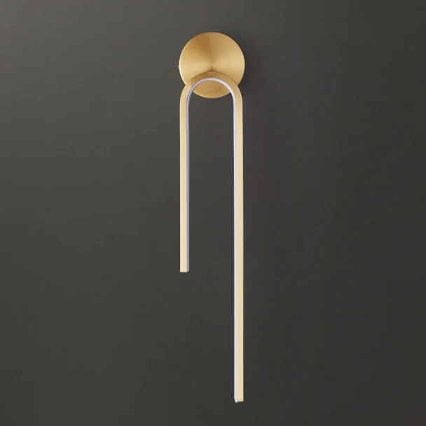 Настенный светильник Imperiumloft Wiki Wall Brass 227112-23