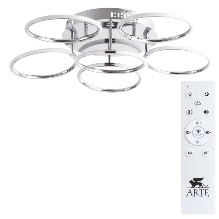 Потолочный светодиодный светильник Arte Lamp Presto A2516PL-6CC