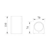 Настенный фонарь Natural Concepts Dwell NC-003332-DG