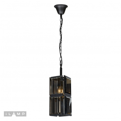 Подвесная люстра iLamp Panorama 10490-1P Черная