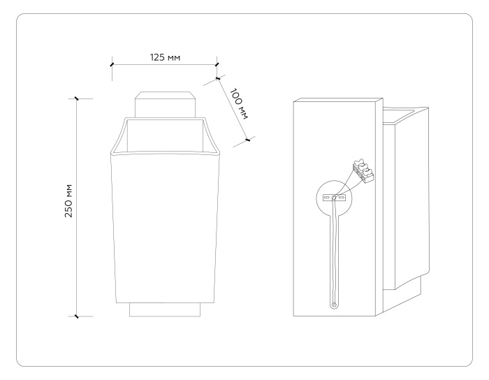 Настенный светильник со сменной лампой Ambrella light TR83122
