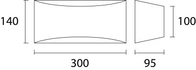 Настенный светильник Leds C4 GES