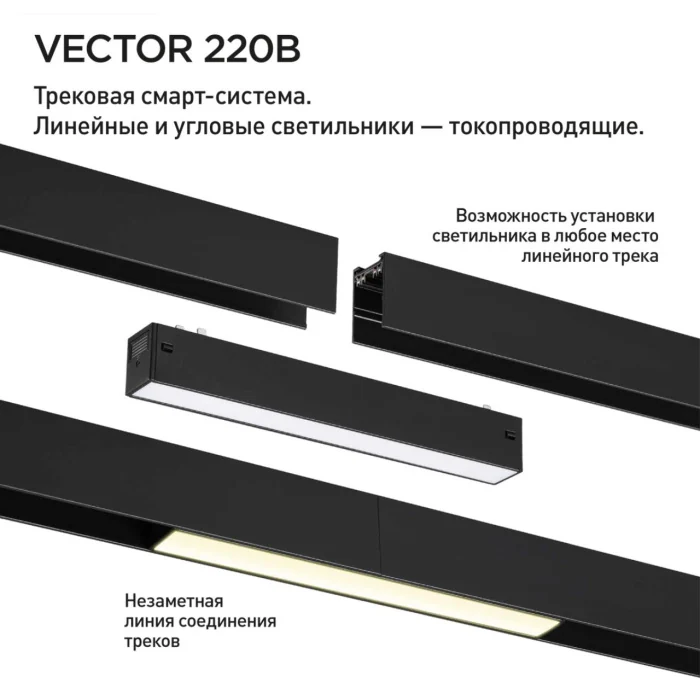 Трековый светильник Novotech Vector 359936