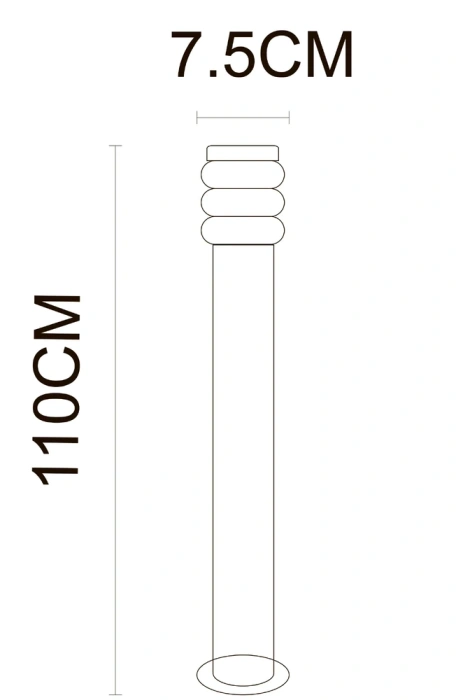 Ландшафтный светильник Arte Lamp PORTICA A8382PA-1SS