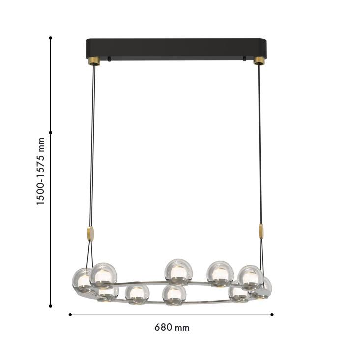 Подвесная люстра Favourite 4291-10P