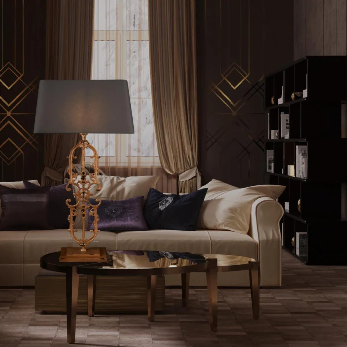 Настольная лампа Loft it Lace 10439T/B