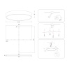 Потолочный светодиодный светильник Ambrella light FV5536