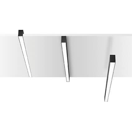 Подвесной светодиодный светильник Ideal Lux Fluo Wide 1800 4000K Bk 192628