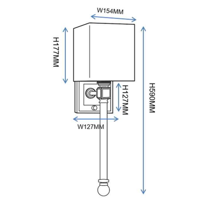 Бра Regina Andrew Crystal Sconce Brass ImperiumLoft
