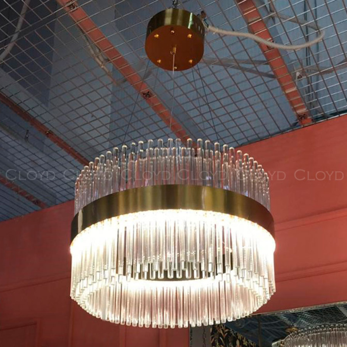 Люстра Cloyd CADANCE-A C1 / Ø55 см - латунь (арт.10332)