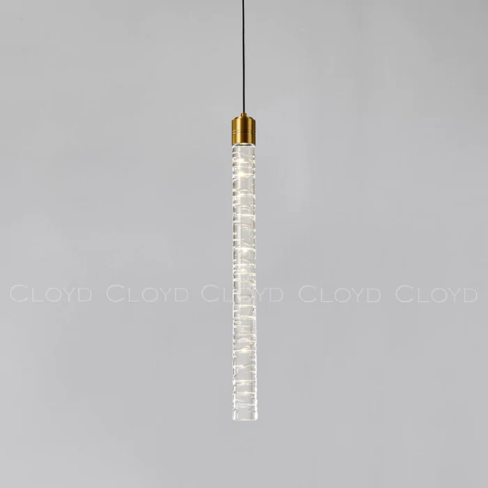 Подвесной светильник Cloyd ESPE P1 / выс. 66 см - латунь (арт.11478)