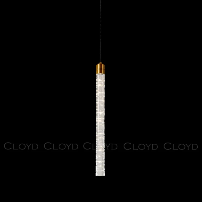 Подвесной светильник Cloyd ESPE P1 / выс. 66 см - латунь (арт.11478)