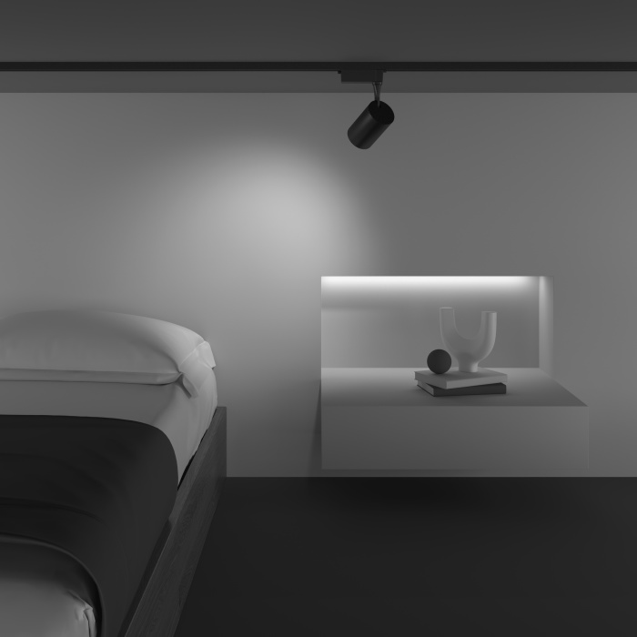 Трековый светильник Maytoni Vuoro TR003-1-10W3K-W-B