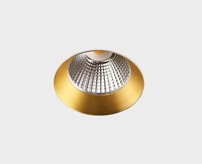 Светильник встраиваемый влагозащищенный ITALLINE IT02-028 gold 3000K