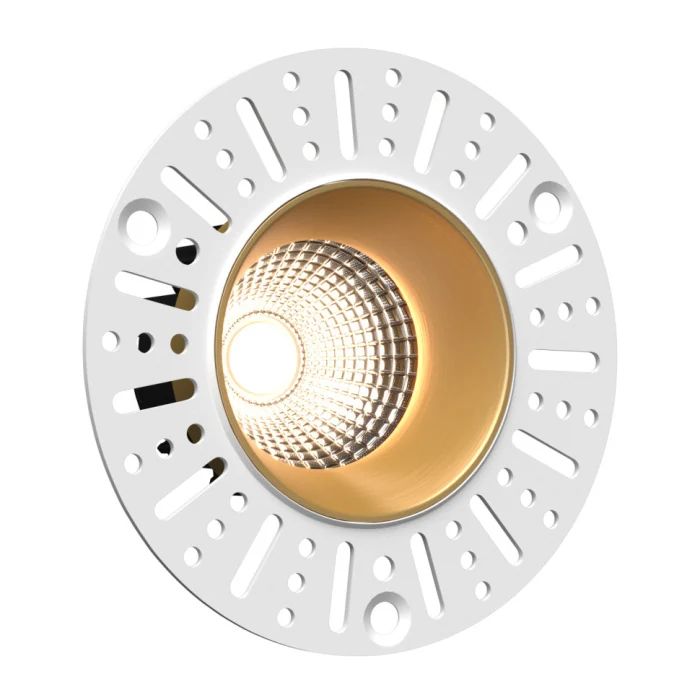 Светильник встраиваемый влагозащищенный ITALLINE IT02-028 gold 3000K