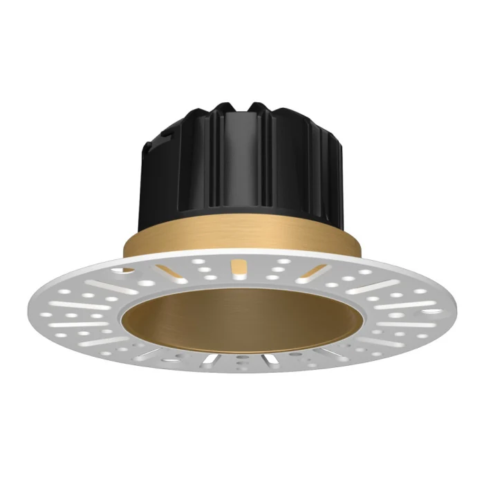 Светильник встраиваемый влагозащищенный ITALLINE IT02-028 gold 3000K