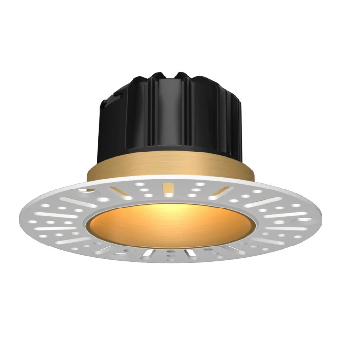 Светильник встраиваемый влагозащищенный ITALLINE IT02-028 gold 3000K