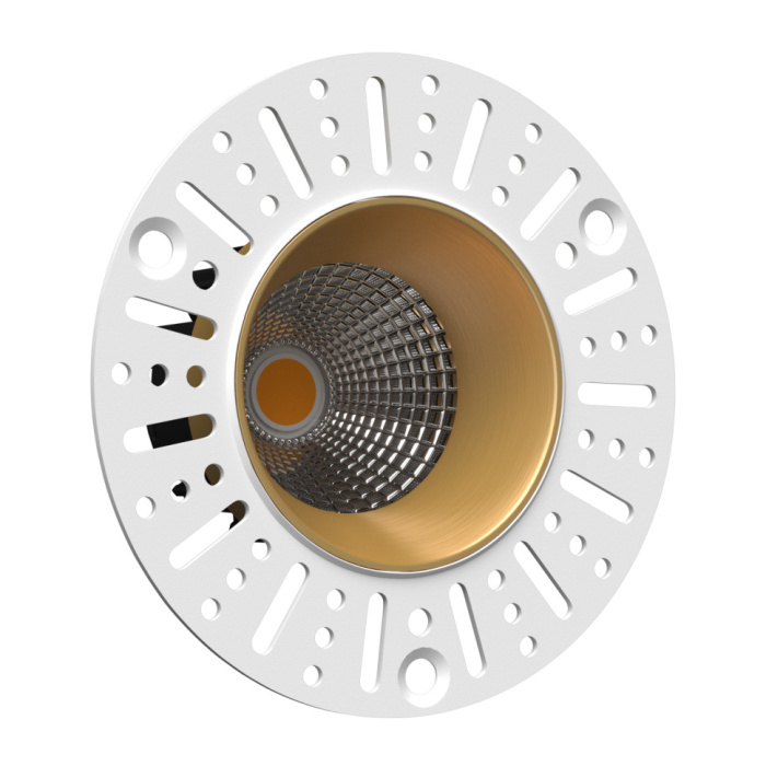 Светильник встраиваемый влагозащищенный Italline IT02-028 gold 3000K