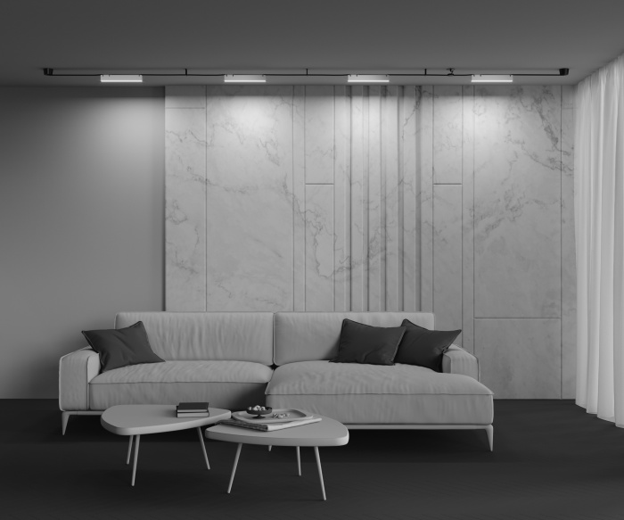 Трековый светильник Maytoni Basis TR129B-12W4K-W