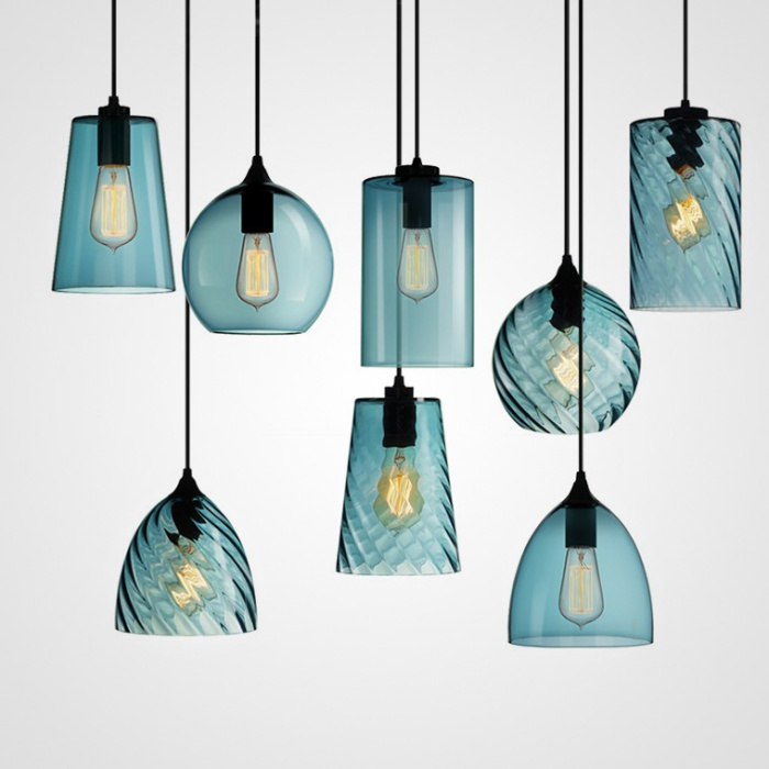 Подвесной светильник CL RIB B Blue ImperiumLoft