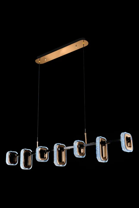 Подвесная люстра Leon Theona LE7701/7L Black/Gold