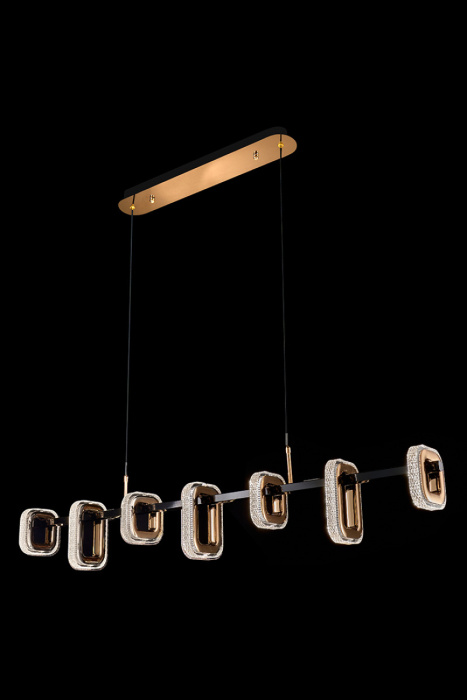 Подвесной светильник Leon Theona LE7701/7L Black/Gold