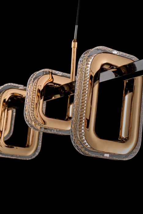 Подвесной светильник Leon Theona LE7701/7L Black/Gold