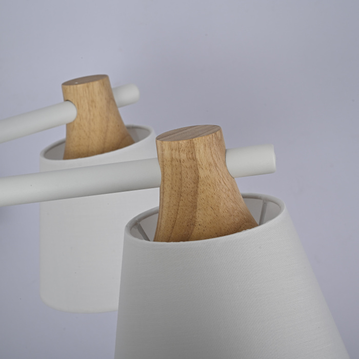 Потолочная люстра на штанге NATURA A WHITE 8 ImperiumLoft