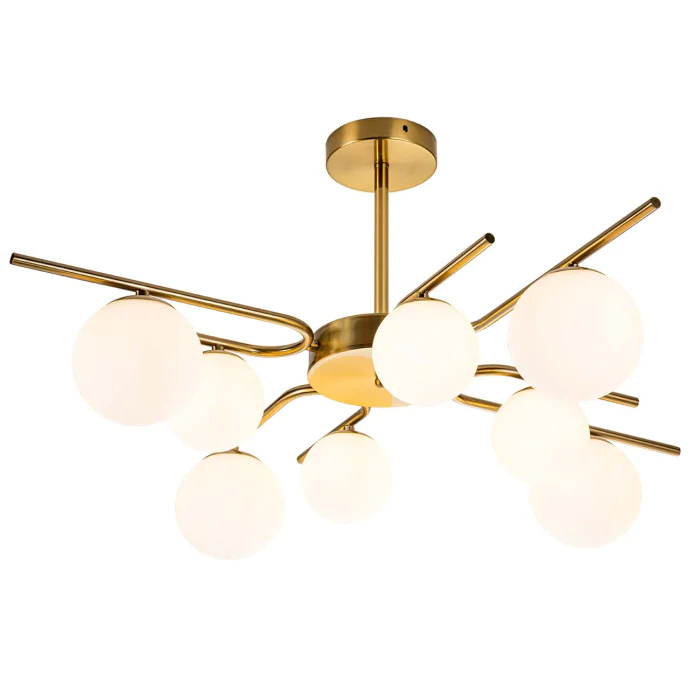 Потолочная люстра на штанге SPHERE ESCADA 642/8P Brass