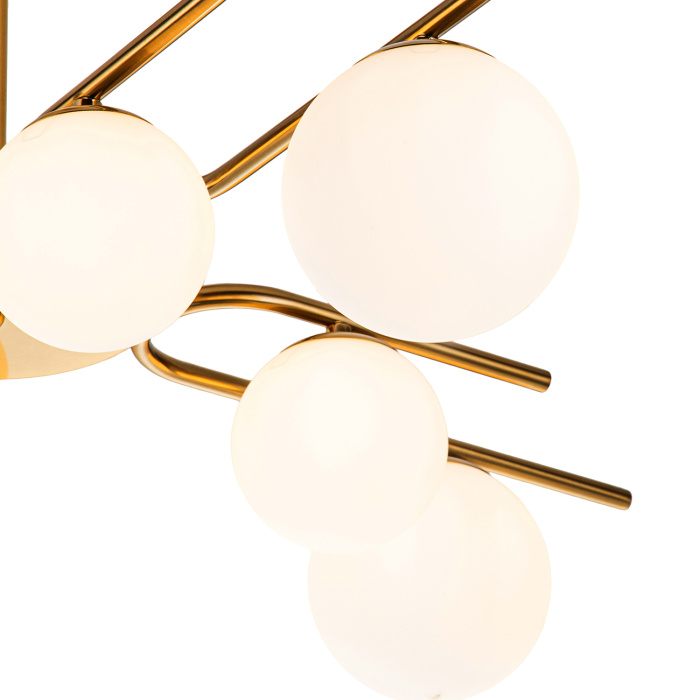 Потолочная люстра на штанге SPHERE ESCADA 642/8P Brass