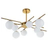 Потолочная люстра на штанге SPHERE ESCADA 642/8P Brass