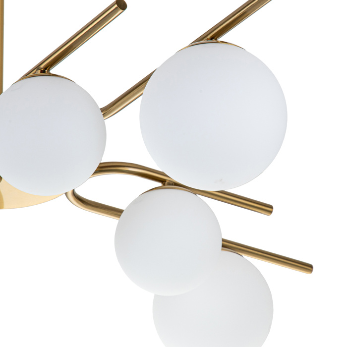 Потолочная люстра на штанге SPHERE ESCADA 642/8P Brass