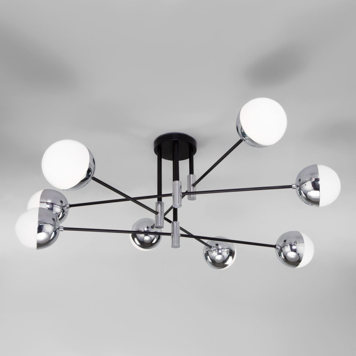 Потолочная люстра Eurosvet Nuvola 70129/8 хром Smart