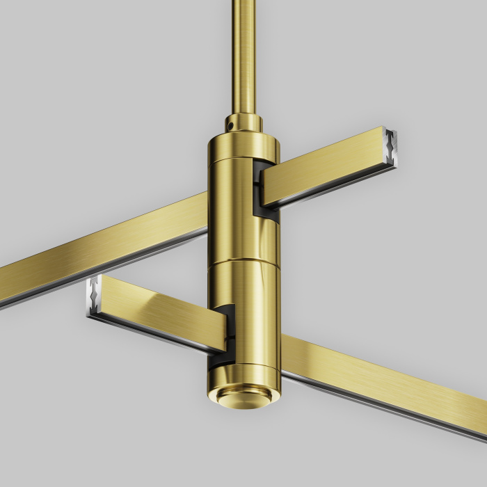 Крепление потолочное двойное Short 78мм Flarity латунь Maytoni TRA156C-D1-BS