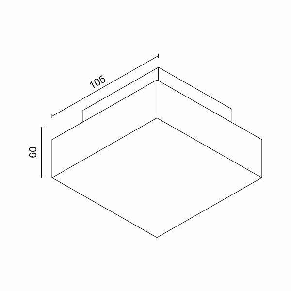 Накладной светильник Ledron DLC79012/4W Black
