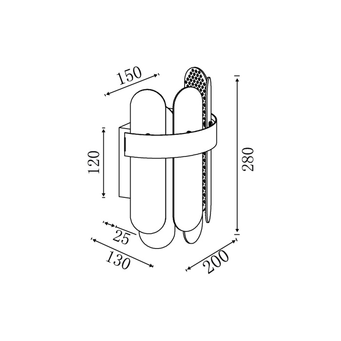 Бра VL3185W02 Vele Luce