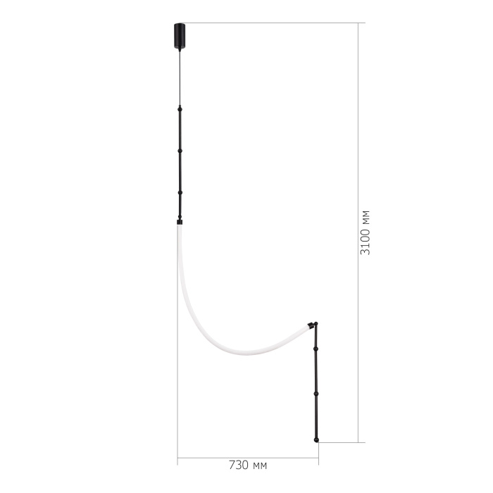 Подвесной светильник ST LUCE STRAP SL6132.401.20