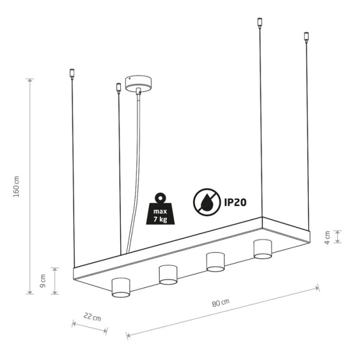Подвесной светильник Nowodvorski Plant 9381